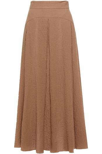 EMILIA WICKSTEAD Cecily cotton-blend cloqué midi skirt