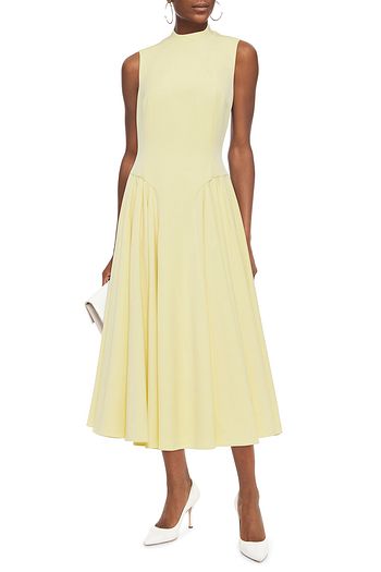 EMILIA WICKSTEAD Neville pleated cady midi dress