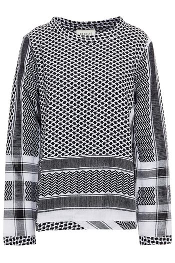 CECILIE COPENHAGEN Cotton-jacquard top