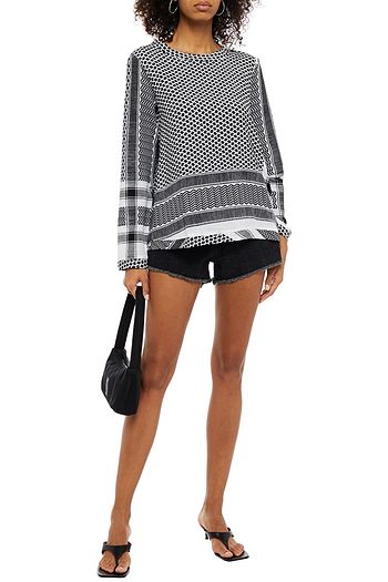CECILIE COPENHAGEN Cotton-jacquard top