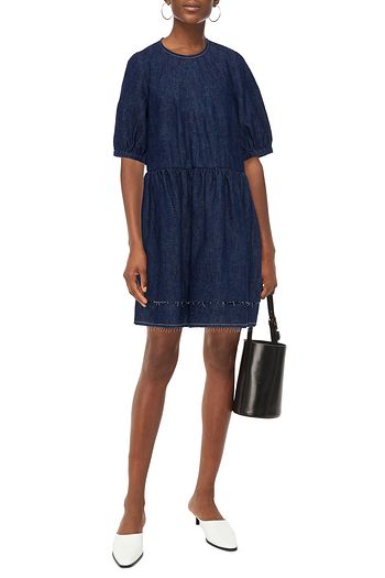 &DAUGHTER Esther gathered denim mini dress