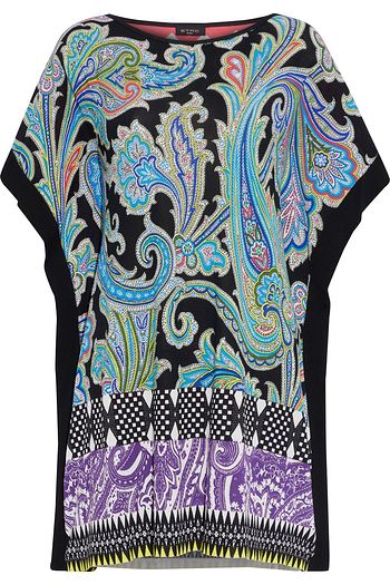ETRO Printed stretch-knit top
