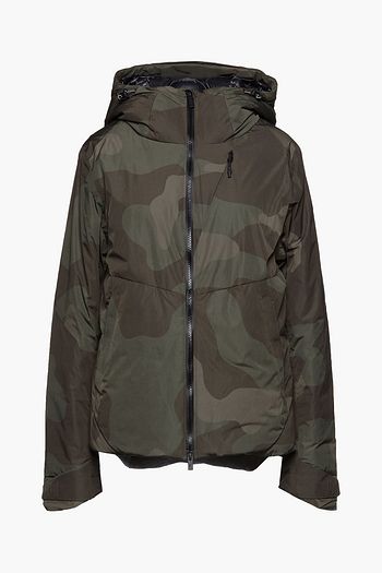 HOLDEN Camouflage-print hooded down jacket