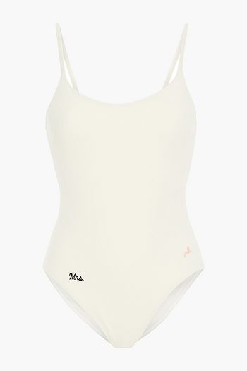 MORGAN LANE Embroidered swimsuit