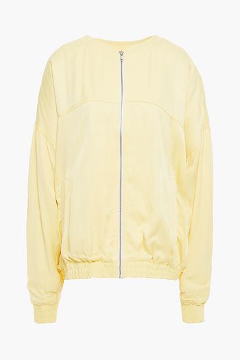 AMERICAN VINTAGE Jade oversized satin bomber jacket