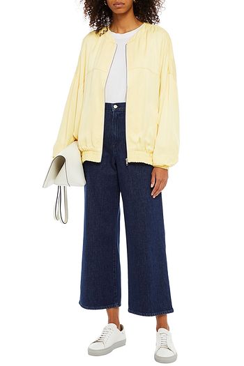 AMERICAN VINTAGE Jade oversized satin bomber jacket