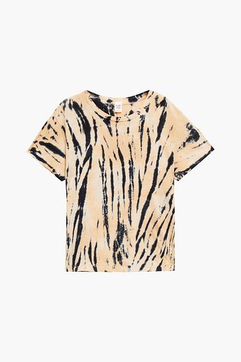 RE/DONE + Hanes tie-dyed cotton-jersey T-shirt