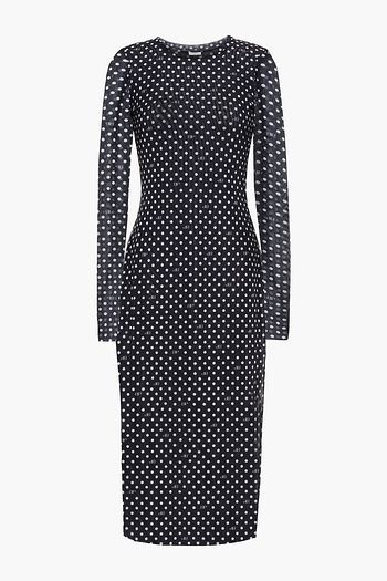 BAUM UND PFERDGARTEN Jolanda printed stretch-mesh midi dress
