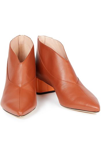 EMILIO PUCCI Two-tone leather ankle boots