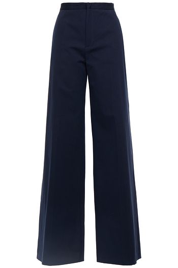MAISON MARGIELA Hose mit weitem Bein aus Popeline aus einer Baumwollmischung