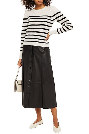 360CASHMERE Striped cashmere sweater