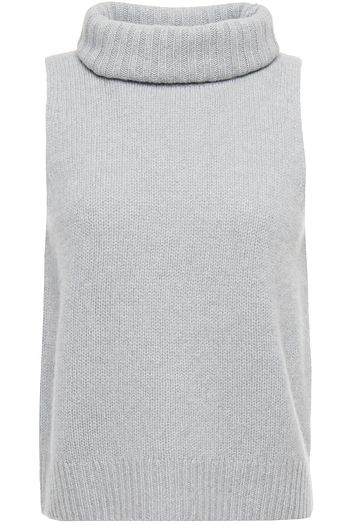 360CASHMERE Cutout cashmere turtleneck top