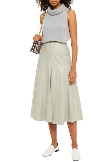 360CASHMERE Cutout cashmere turtleneck top