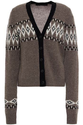 360CASHMERE Aura intarsia cashmere cardigan