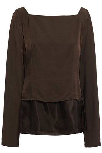 MAISON MARGIELA Paneled twill top