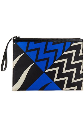 EMILIO PUCCI Printed satin pouch