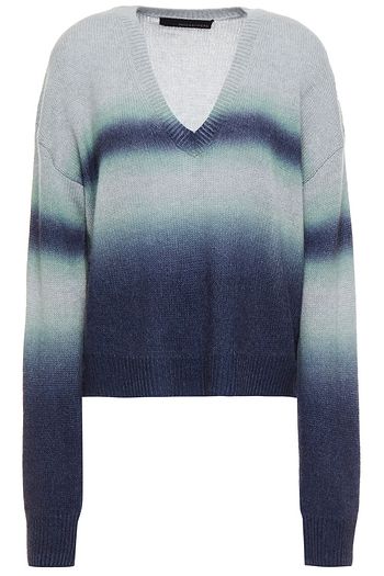 360CASHMERE Clover dégradé cashmere sweater