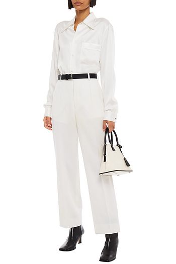 MAISON MARGIELA Hemd aus glänzendem Crêpe