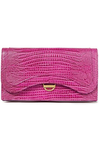 EMILIO PUCCI Lizard-effect leather continental wallet