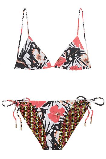 ETRO Floral-print triangle bikini