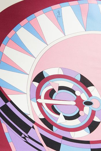EMILIO PUCCI Printed silk-chiffon scarf