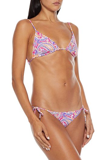 ETRO Reversible printed triangle bikini