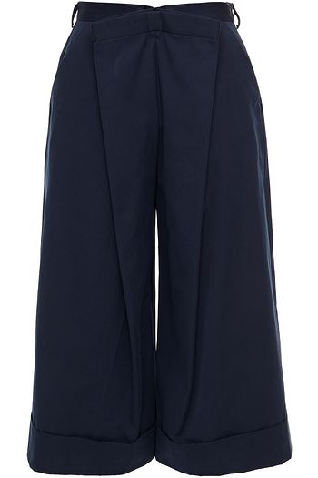 MAISON MARGIELA Pleated cotton-poplin culottes