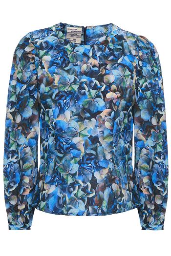 BAUM UND PFERDGARTEN Mylee floral-print crinkled crepe blouse