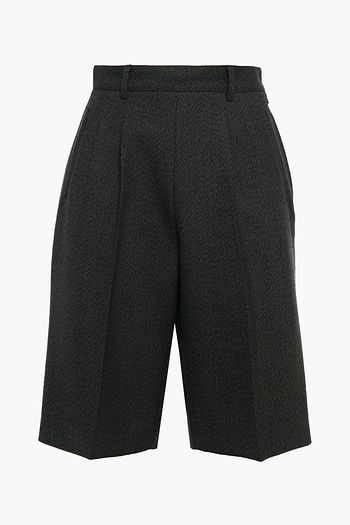 MAISON MARGIELA Pleated wool shorts