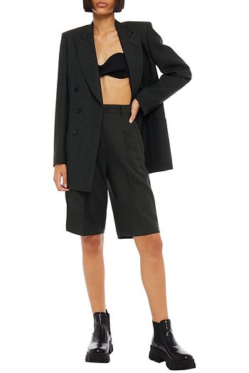 MAISON MARGIELA Pleated wool shorts