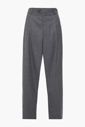 MAISON MARGIELA Wandelbare Hose mit geradem Bein aus einer Wollmischung