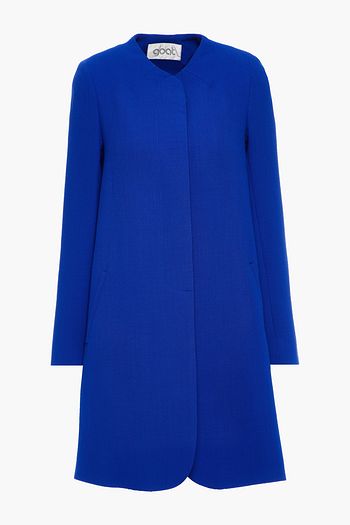 GOAT Wool-crepe coat
