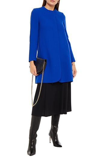 GOAT Wool-crepe coat