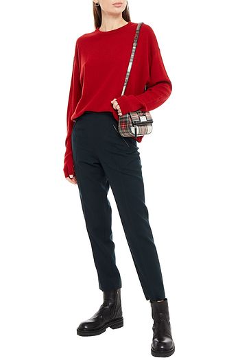 MAISON MARGIELA Brushed wool-twill tapered pants