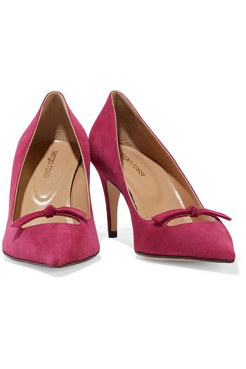 SERGIO ROSSI Isobel knotted suede pumps