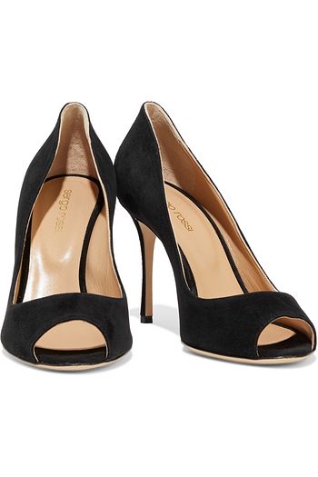 SERGIO ROSSI Godiva suede pumps
