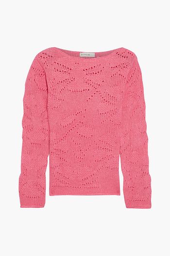 ETRO Pointelle-knit sweater
