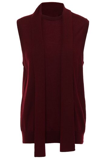 MAISON MARGIELA Tie-neck wool top