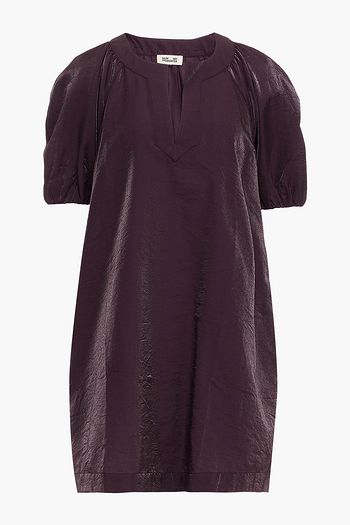 BAUM UND PFERDGARTEN Alleeah gathered shantung mini dress