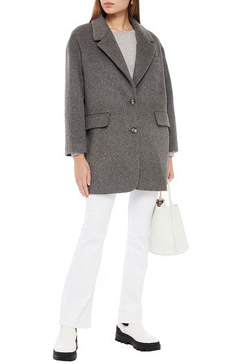 AMERICAN VINTAGE Pamilia brushed wool-blend coat