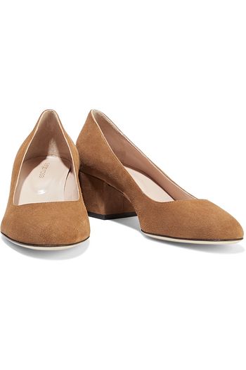 SERGIO ROSSI Virginia suede pumps