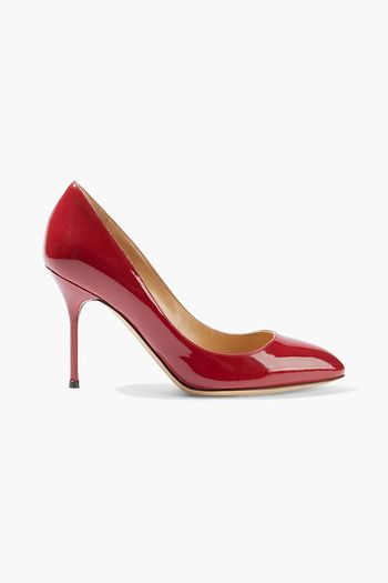SERGIO ROSSI Godiva patent-leather pumps