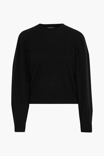 FRAME Finn pleated cashmere sweater