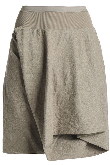 RICK OWENS Layered wool shorts