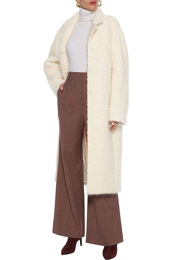 JIL SANDER Wool-blend bouclé coat