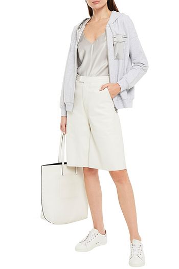 BRUNELLO CUCINELLI Hoodie aus Baumwollfrottee mit Zierperlen