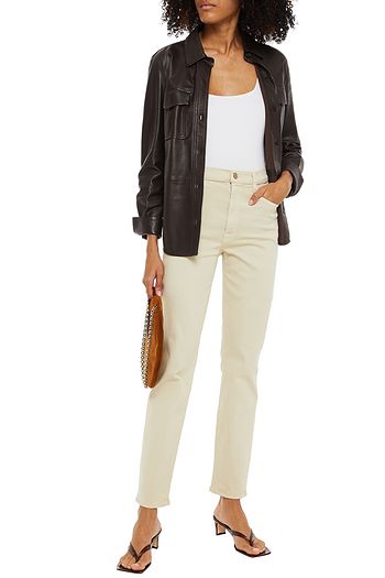 J BRAND Hoch sitzende Jeans mit geradem Bein
