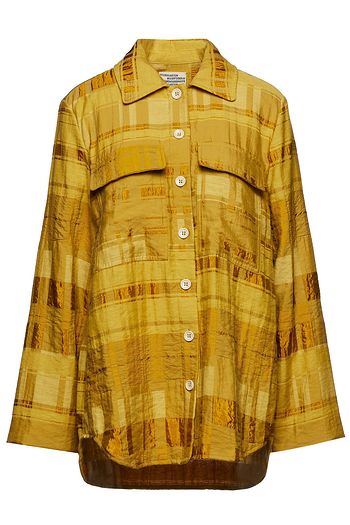 BAUM UND PFERDGARTEN Buyu oversized checked jacquard shirt