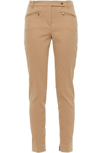 LORO PIANA Cotton-blend twill slim-leg pants