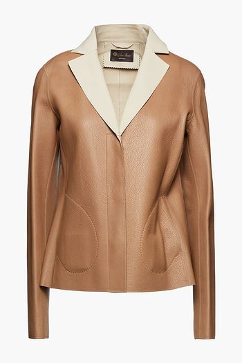 LORO PIANA Blazer aus Narbenleder